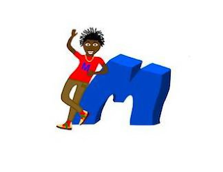 M logo