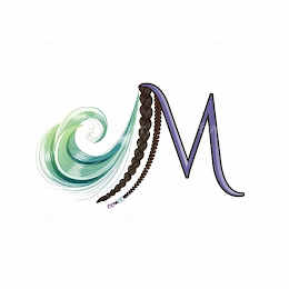 M logo