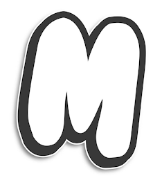 M logo