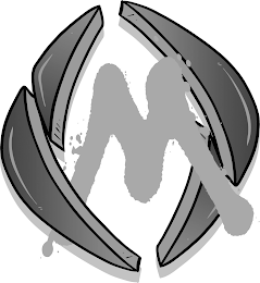 M logo