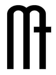 M logo