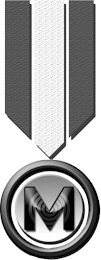 M logo