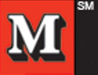 M logo