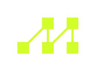 M logo