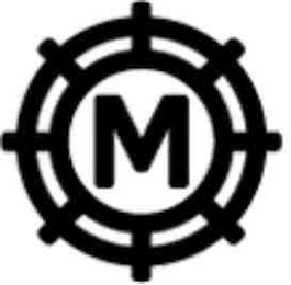 M logo