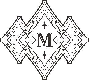 M logo
