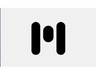 M logo