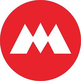 M logo