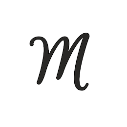 M logo