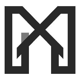 M logo