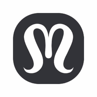 M logo