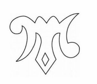 M logo
