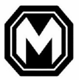 M logo