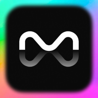 M logo