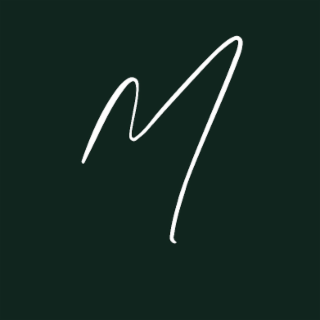 M logo
