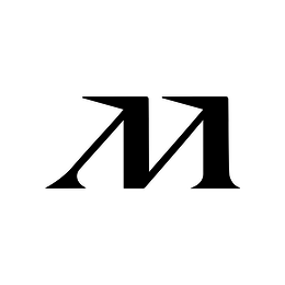 M logo