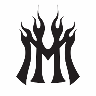 M logo