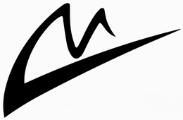 M logo