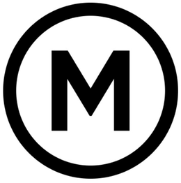 M logo