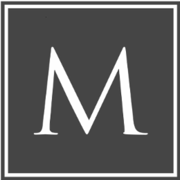 M logo