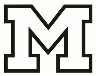 M logo