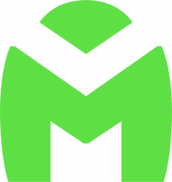 M logo