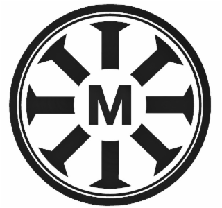 M logo