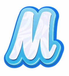 M logo