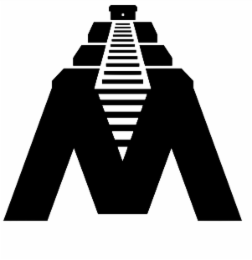M logo