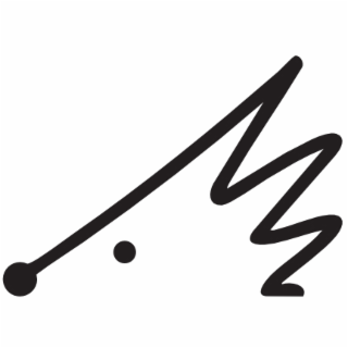 M logo