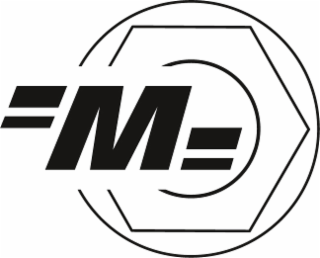 M logo