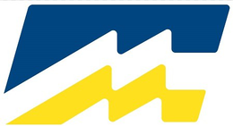 M logo