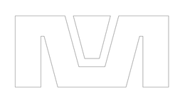 M logo
