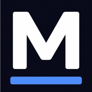 M logo