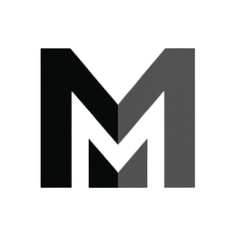 M logo