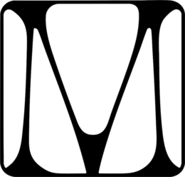 M logo