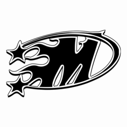 M logo