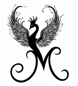 M logo