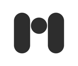 M logo