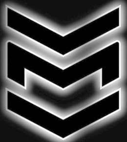 M logo