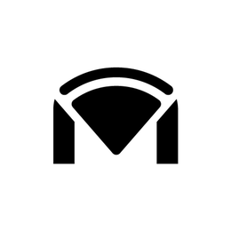 M logo
