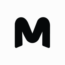 M logo