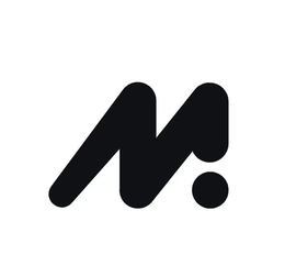 M logo