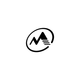 M logo