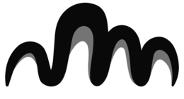 M logo