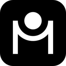 M logo