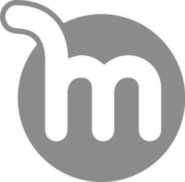 M logo