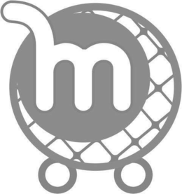 M logo