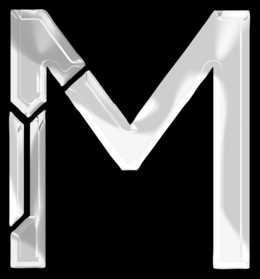 M logo