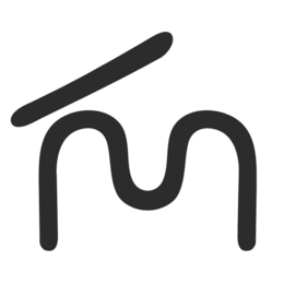 M logo